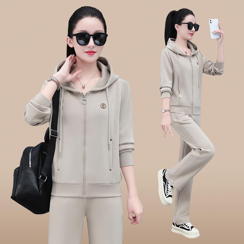 ジャージ レディース 春秋 薄手 スウェット 上下セット 2点セット 部屋着 ルームウェア スポーツウェア 普段使い 無地 綿100% ブラック パープル系