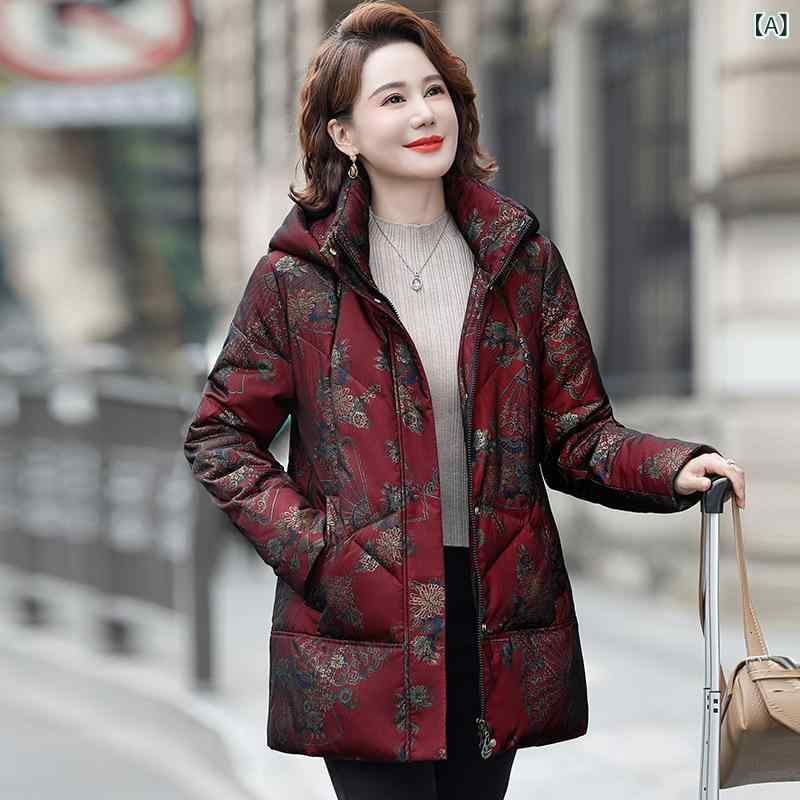 ダウンジャケット レディース 中高年 ママ ミセス ゆったりサイズ 真冬 暖かい ポリエステル アウター ..