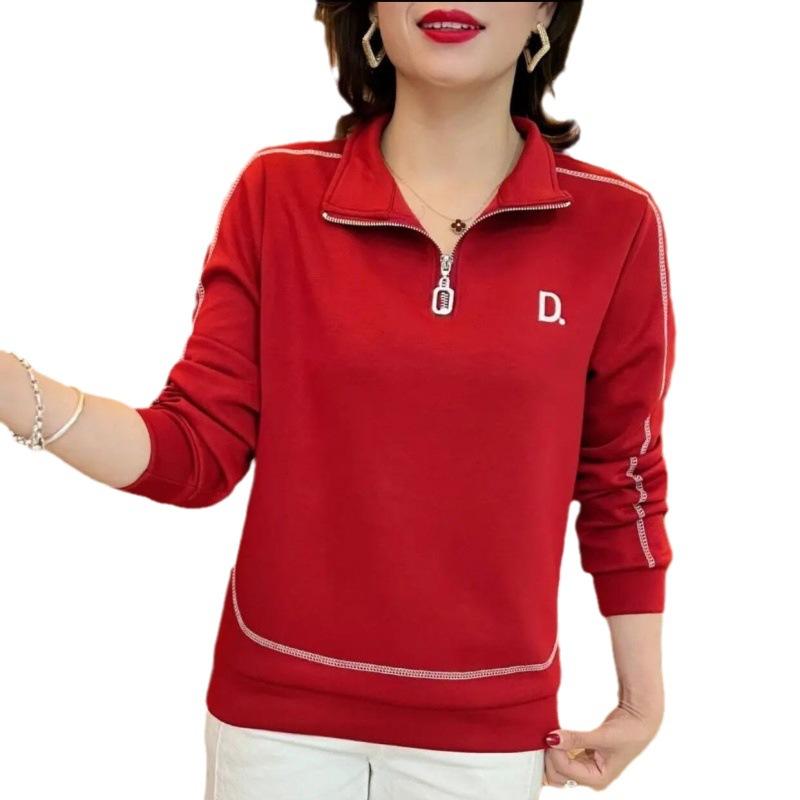 ポロシャツ レディース ミセス トップス 長袖 カットソー プルオーバー ゆったり 体型カバー 着痩せ ポ..