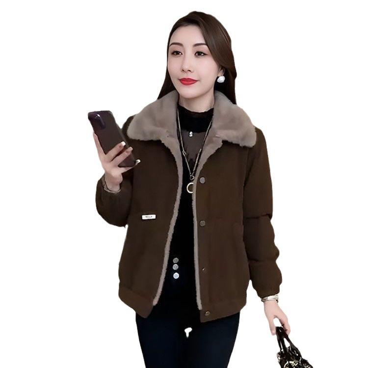 ジャケット レディース 冬 コーデュロイ 裏起毛 暖かい 厚手 ゆったり 体型カバー 着痩せ カジュアル ..