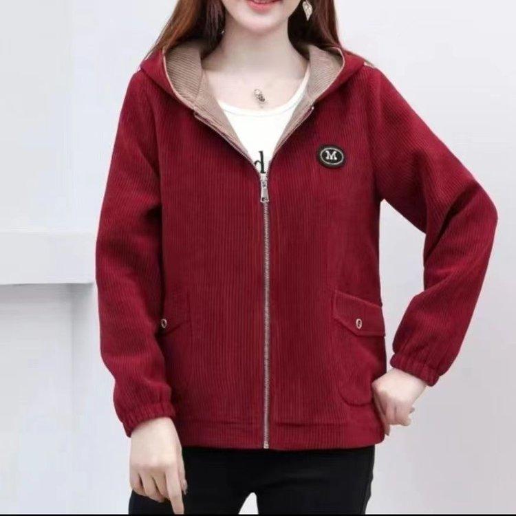 コート レディース 冬 コーデュロイ フード付き 裏起毛 あったか 中綿 ゆったり ミセス 婦人服 カジュ..