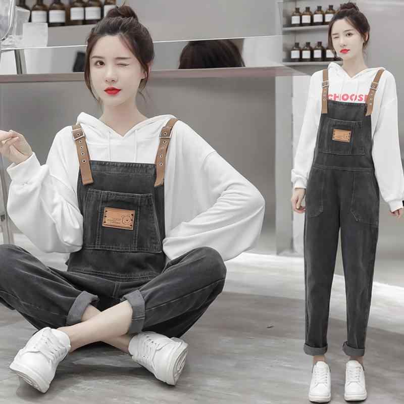 セットアップ レディース スウェット パーカー デニム サロペット オーバーオール カジュアル 長袖 綿 ..