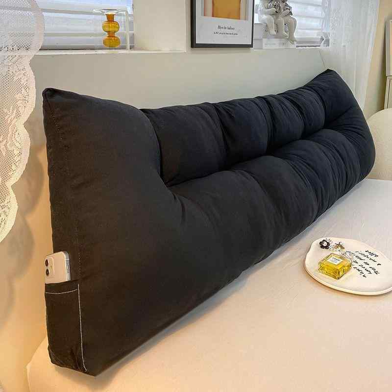 クッション 畳 大 背もたれ ベッド ヘッド ソフトバッグ 子供用 ベッド 寮 読書 三角形 無地 0.6m 1.0m..