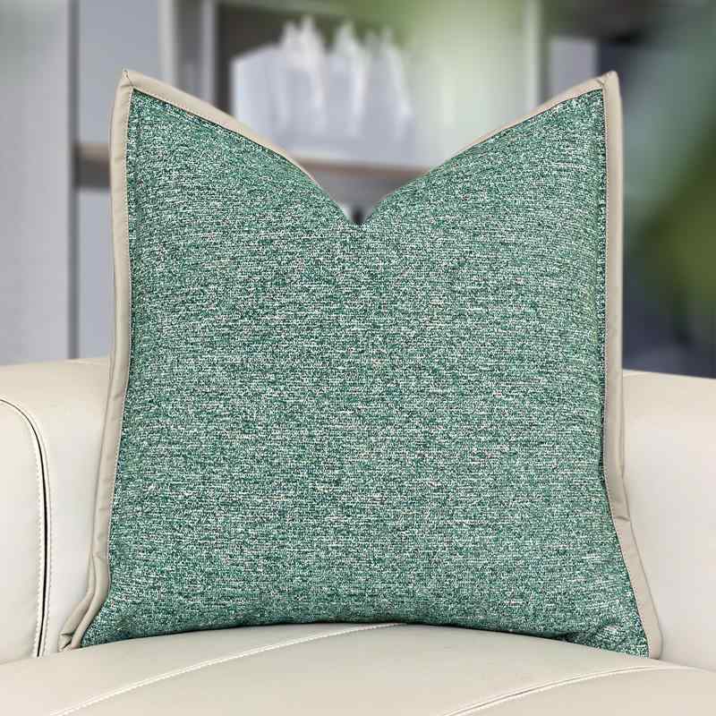 クッションカバー 薄荷グリーン 新中国スタイル 抱き枕カバー リビング ソファ 背当て モダン シンプル..