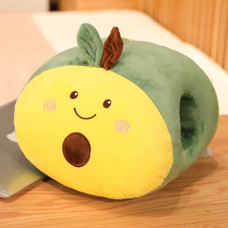 クッションカバー 抱き枕 猫 ハスキー 恐竜 アボカド ニンジン モチーフ PP綿 ぬいぐるみ あったか 30 ..