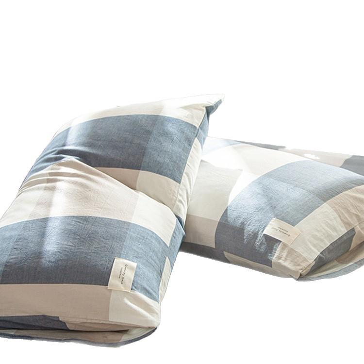 枕カバー 枕パッド ウォッシャブル 水洗い コットン 寝具 学生 寮 男性用 ホーム 40*70cm 快適 睡眠