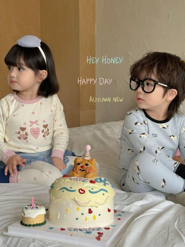 パジャマ キッズ 子供用 コットン 上下セット 舒绒 秋 冬 長袖 ルームウェア かわいい 90 100 110 120 130 140 150