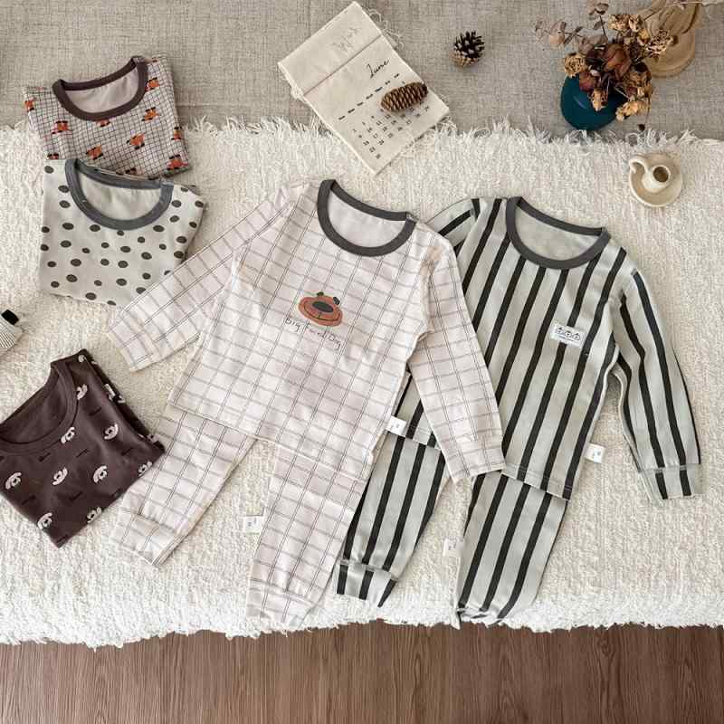 子供用パジャマ A類 秋物 韓国風 女の子 寝巻き 綿 上下セット 90 100 110 120 130 140 150 160cm 花柄..