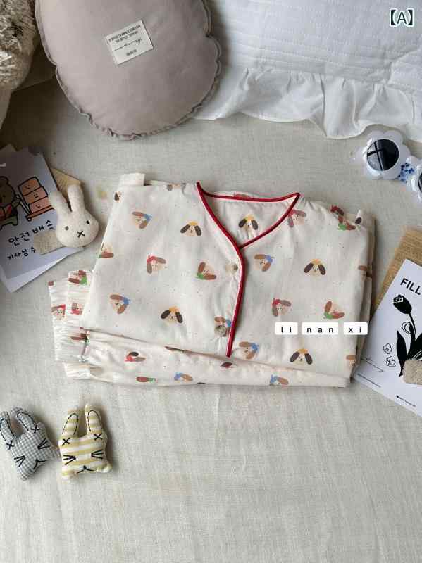 子供用パジャマ 上下セット 春秋 薄手 綿100% かわいい漫画柄 ルームウェア 男の子 女の子 90 100 110 120 130cm 抗菌 吸湿