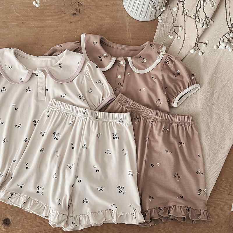 子供用パジャマ キッズ 女の子 薄手 モダール ルームウェア 上下セット かわいい 接触冷感 涼しい 通気性 吸湿性 寝巻き 部屋着 春夏