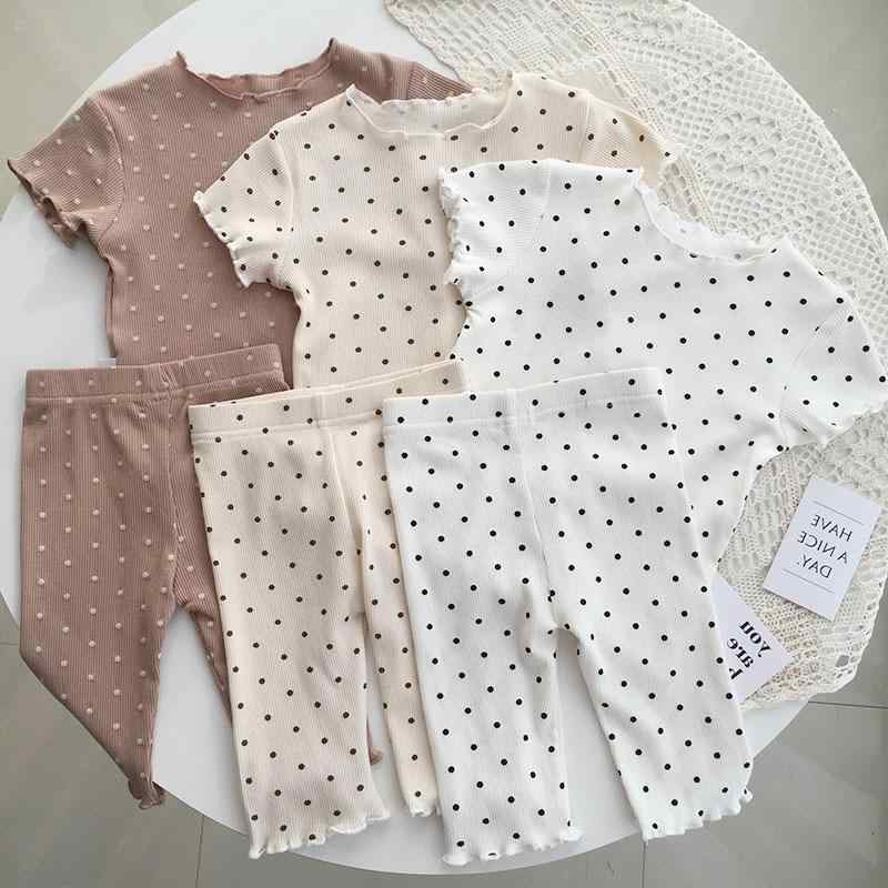 子供用パジャマ 上下セット キッズ 女の子 接触冷感 薄手 半袖 水玉 花柄 かわいい おしゃれ 韓国風 子..