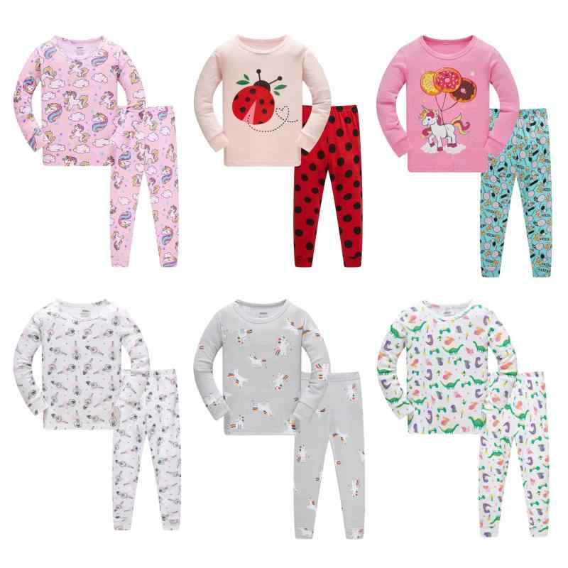 パジャマ 女の子 長袖 子供服 綿 上下セット ルームウェア 春秋 薄手 通気 快適 かわいい キッズ 幼児 寝巻き 部屋着