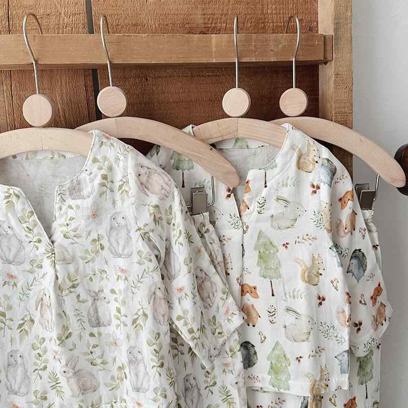 子供用パジャマ 女の子 竹繊維 長袖 長ズボン 上下セット 薄手 春夏 かわいい アニマル柄 小学生 幼稚..