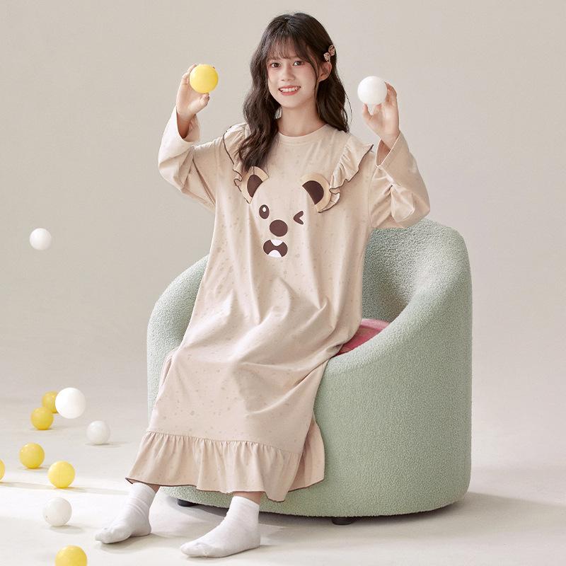 子供服 女の子 長袖パジャマ 綿100% 薄手 春秋 部屋着 ルームウェア かわいい 漫画柄 ガールズ キッズ ベビー 吸湿性 通気性