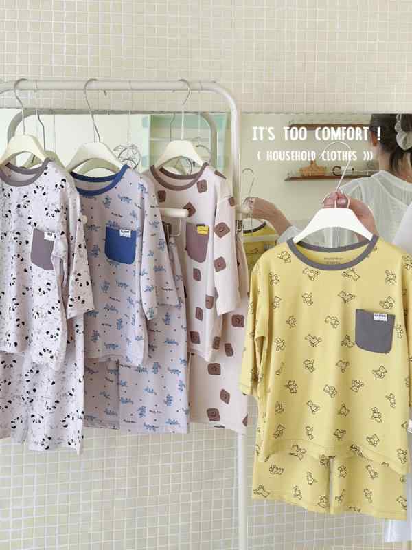 子供服 パジャマ 長袖&長ズボン セットアップ A類 ルームウェア 春夏 接触冷感 吸湿速乾 薄手 ゆったり かわいい 小熊柄 粘纤100 100cm 110cm 120cm 130cm 140cm 150cm 160cm 170cm