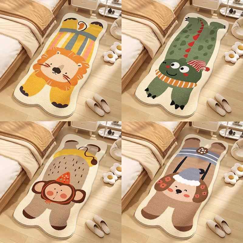 地垫 子供部屋 カーペット ポリエステル 繊維 漫画 アニメ プリント 滑り止め 手洗い可能 寝室 リビン..