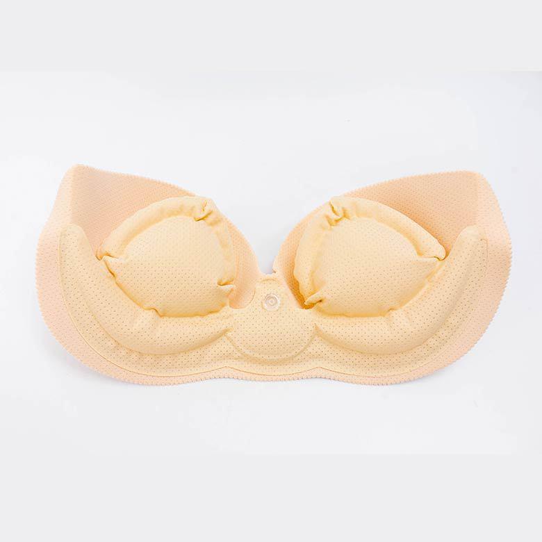 ブラジャー レディース ヌードブラ 盛りブラ 谷間メイク インナー 見えない ストラップレス シリコンブラ パット パッド 厚手 美胸 結婚式 パーティー ドレス 水着 撮影用