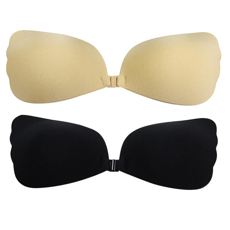 ブラジャー レディース A B C D ヌードブラ シリコンブラ 盛りブラ ストラップレス インナー 薄型 通気性 快適 無地 ベージュ ブラック 粘着力 抜群 谷間メイク ドレス 水着 パーティー 結婚式 普段使い かわいい