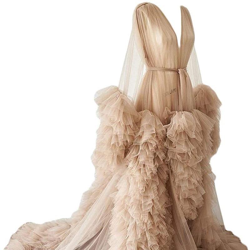 マタニティドレス 春夏 チュール 妊婦 ロングドレス 撮影衣装 写真館 セクシー ローブ 赤 青 白 ピンク..