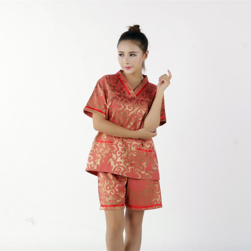 浴袍 男女兼用 サウナ バスローブ マッサージ リラックス ウェア コットン 混紡 春 男性用 金色 女性用..