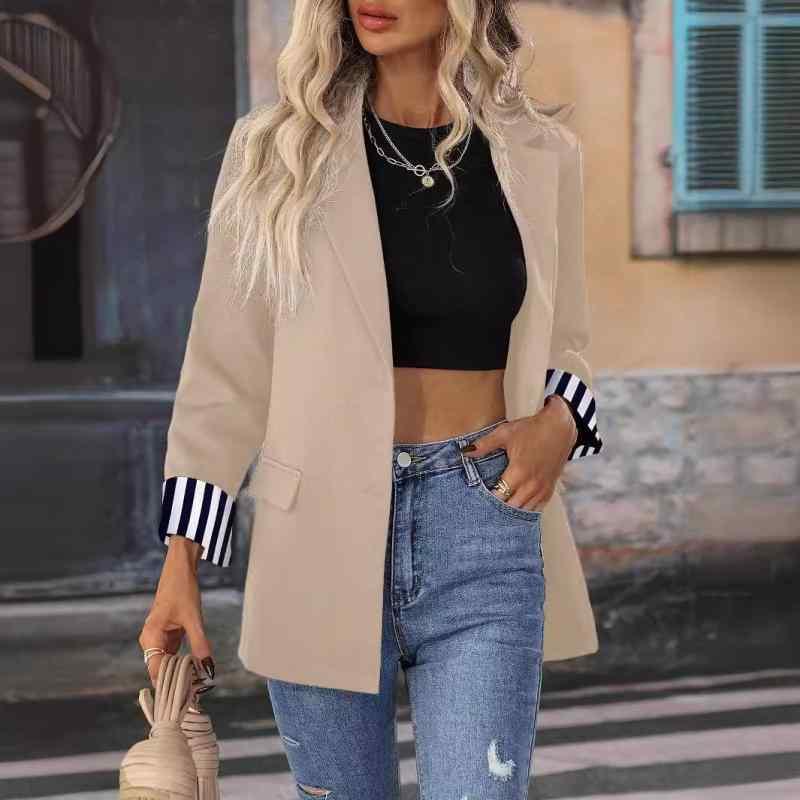 ジャケット レディース 9分袖 テーラードジャケット アウター スプリングジャケット 通勤 オフィス カ..