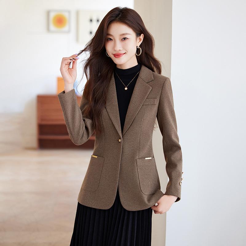 ジャケット レディース 長袖 职业 オフィス フォーマル スーツ アウター 通勤 無地 伸縮性