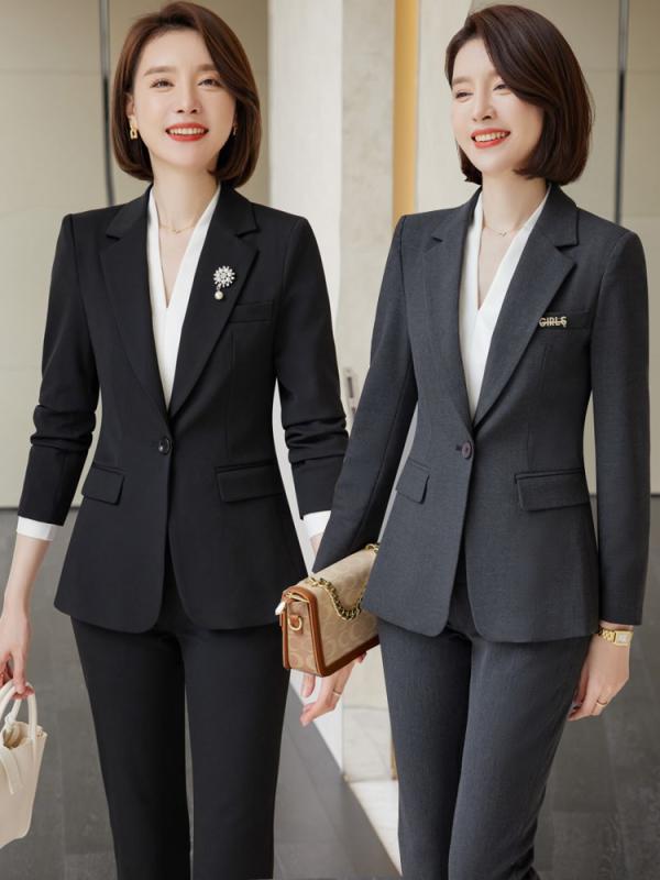 スーツ レディース 春秋 面接 仕事服 事務服 秘書 オフィス フォーマル セットアップ テーラードジャケ..