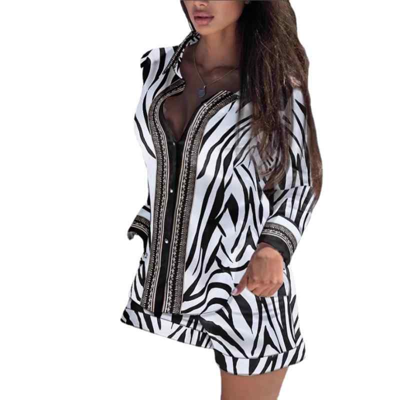 セットアップ レディース プリント柄 シャツ 長袖 トップス ショートパンツ カジュアル 快適 婦人服 S ..