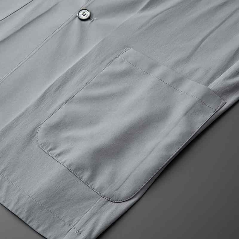 ジャケット 男性用 大きいサイズ ビジネス カジュアル サマースーツ 伸縮性 通気性 無地 深青 高級グレー