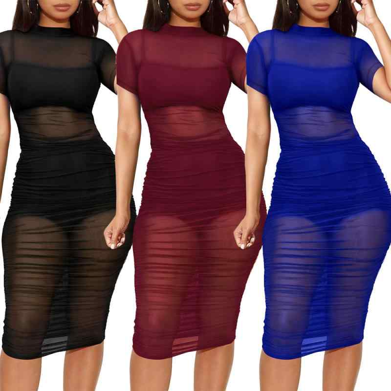 ワンピース レディース 3点セット チュール キャミソール ショートパンツ 切り替え 伸縮性 ポリエステ..