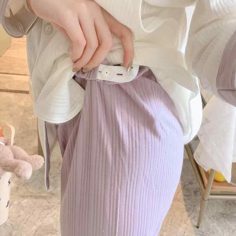 マタニティウェア 授乳服 綿 レディース 春秋 厚手 産後 パジャマ 冬 妊娠 授乳 部屋着 ルームウェア かわいい 長袖 長ズボン 上下セット セットアップ 紫 桃色 熊 ウサギ