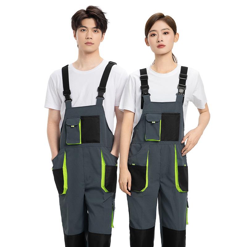 オーバーオール メンズ 作業着 男性用 ワークウェア 春秋 ワークパンツ Mechanic 耐摩耗 カーキ グレー ネイビー S M L XL 2XL 3XL 4XL 5XL