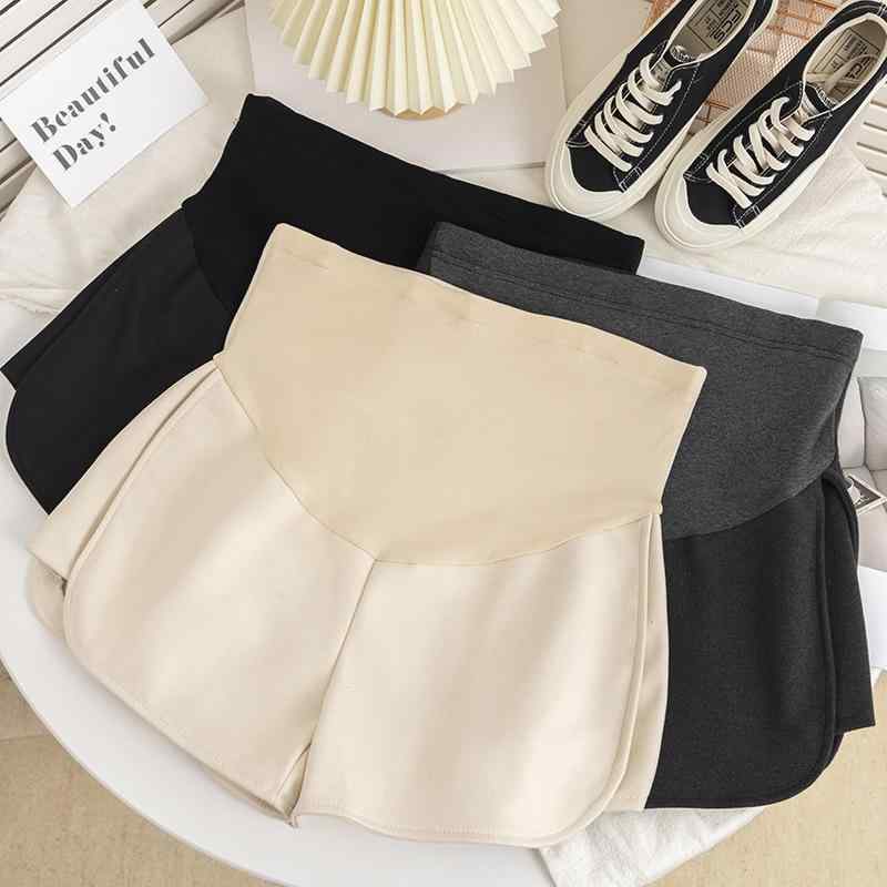 マタニティ パンツ カジュアル ショートパンツ 妊婦 ファッション 産後 ウェア 部屋着 ルームウェア 毛..