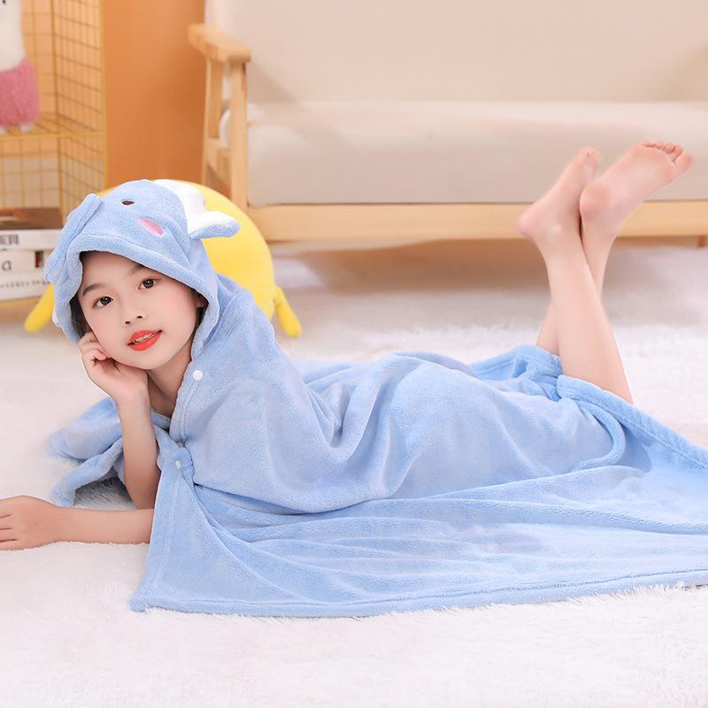 ベビー バスローブ 女の子 男の子 フード付き タオル 綿100％ 吸水 速乾 厚手 子供 キッズ ポンチョ 湯..