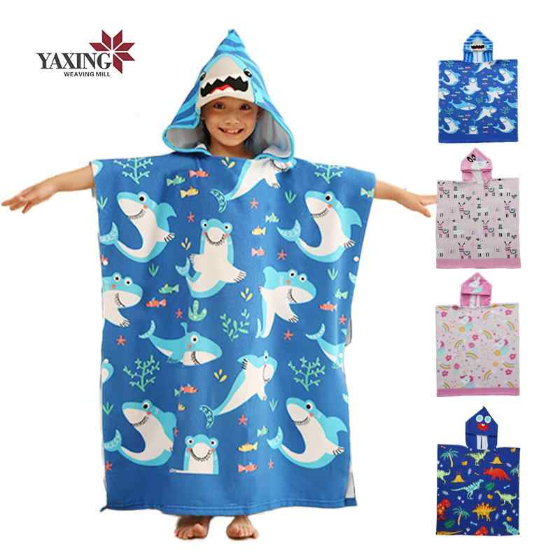ベビー バスローブ ケープ タオル フード付き 男の子 子供用 プール 海水浴 超吸水 速乾 マイクロファ..