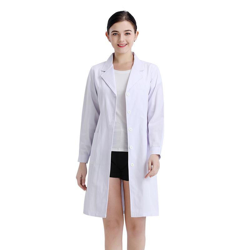 白衣 レディース 診察衣 ドクターコート 半袖 医療用 春夏 薄手 吸湿排汗 綿 手術衣 実験衣 薬剤師 介..