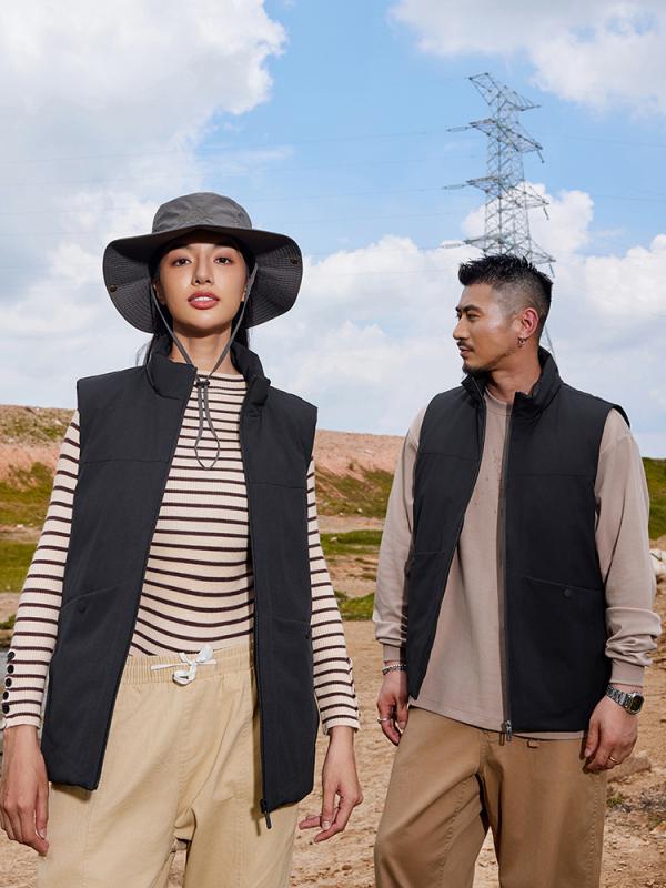 ダウンベスト メンズ 男性用 レディース 防風 撥水 アウター グラフェン 中綿ベスト 防寒着 チョッキ ..