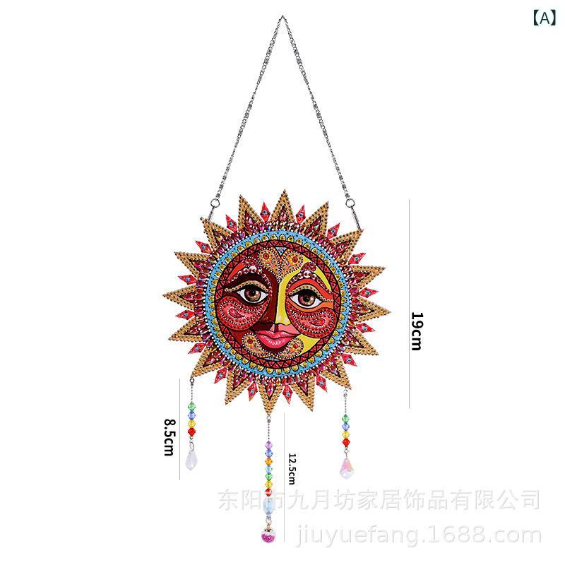 ダイヤモンドアート DIY 満点 ジルコニア 水晶 猫 フクロウ カートン 刺繍 キーホルダー ペンダント 手..