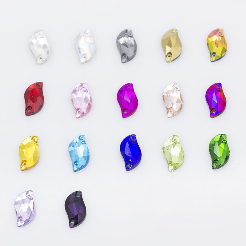 ラインストーン 服飾パーツ 縫い付けビーズ DIY ウェディングドレス装飾 ピンク ホワイト グレー ゴールド レッド グリーン パープル