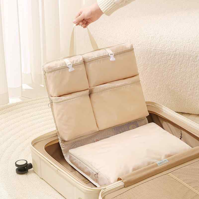 収納袋 羽毛布団 衣類 収納ケース 引っ越し 旅行 圧縮袋 クローゼット収納 多用途 大容量 ベージュ ピンク系 グレー ブルー