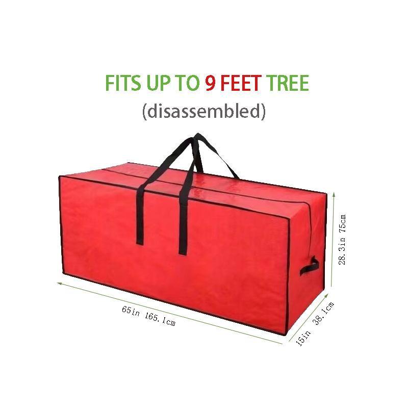 クリスマスツリー 収納バッグ 特大 防塵 防湿 整理 運搬 165X38X75 122X38X50