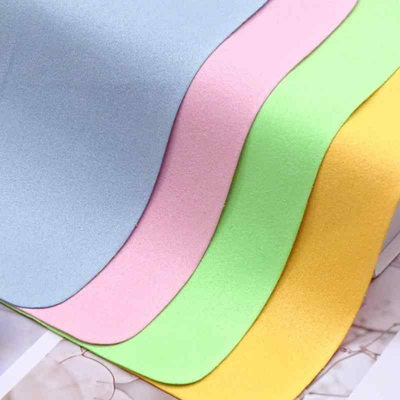 メガネ拭き 子供用メガネ レンズ クリーニング スエード 綿 プロ仕様 キズ防止 時計拭き