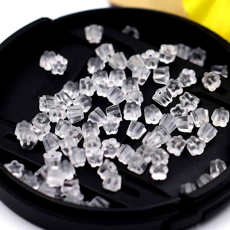 ピアス レディース シリコン ゴム キャッチ アクセサリー パーツ 樹脂 金属アレルギー対応 イヤリング 手芸 DIY 交換用 1万個