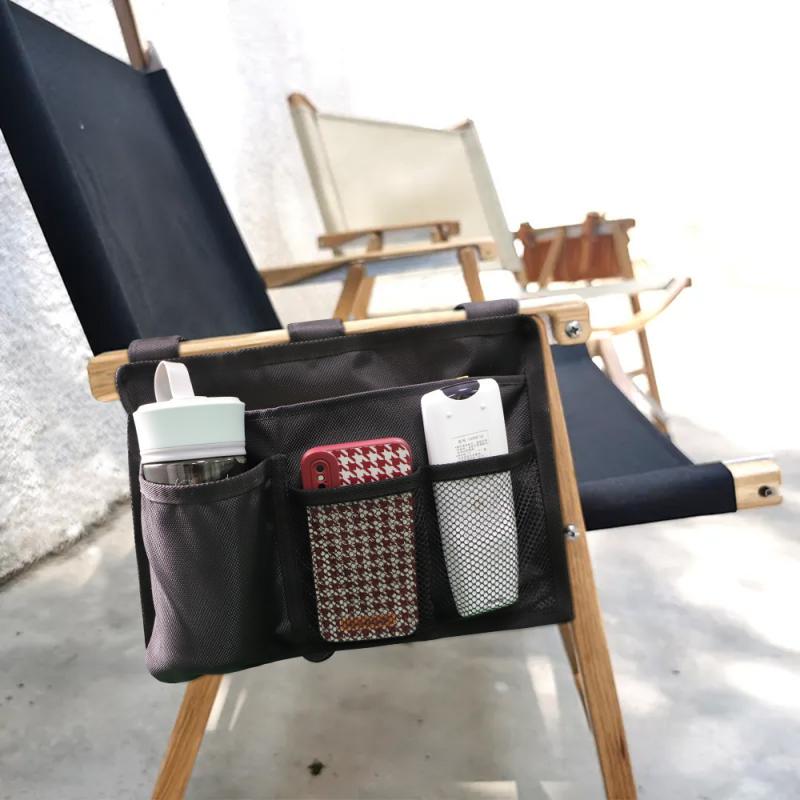 収納袋 ベッドサイド収納 吊り下げ収納 整理整頓 雑貨収納 学生 寮 ベビーベッド 柵 椅子 アームレスト..