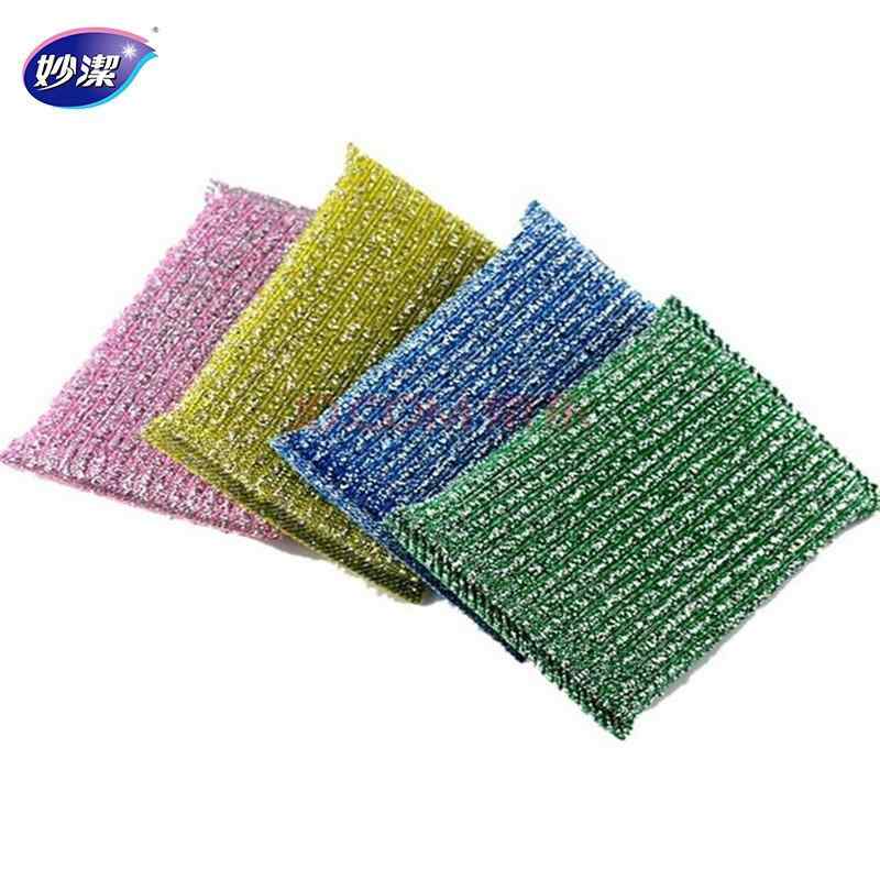 キッチンスポンジ 食器洗い 鍋洗い PVA素材 油汚れ落とし 家庭用 4個セット