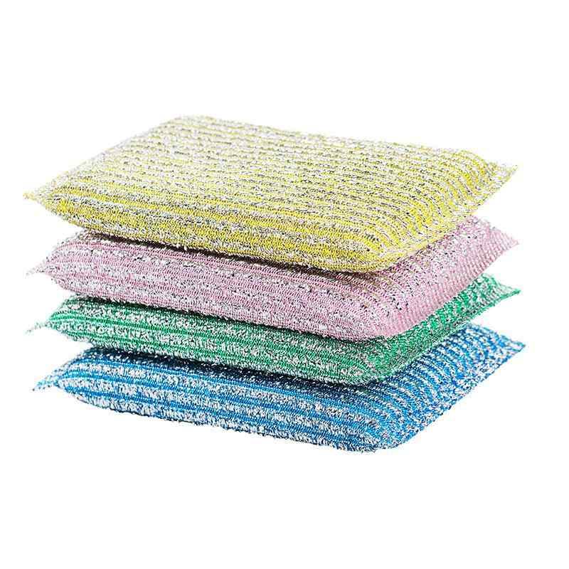 キッチンスポンジ 食器洗いクロス ナイロン 吸水 厚手 鍋 フライパン 油汚れ 防止 家庭用 スポンジクロス