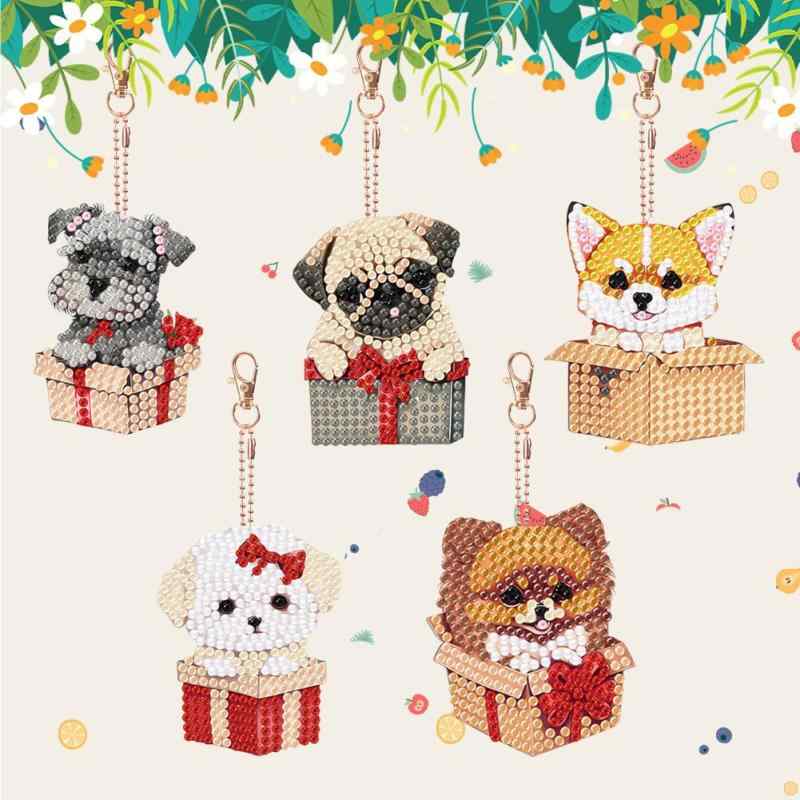 キーホルダー バッグチャーム アクリル製 手作り カートン