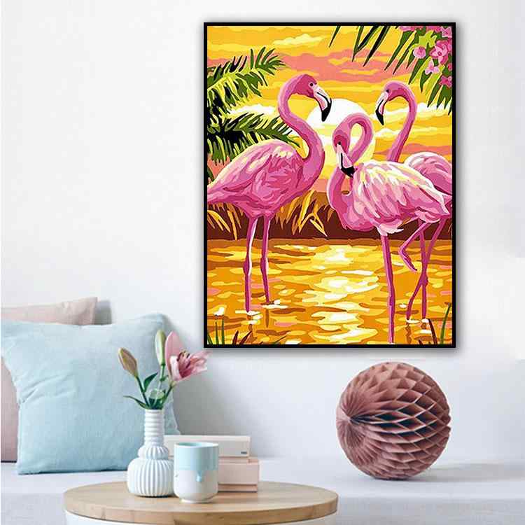 ダイヤモンドアート 夏 風景 リビング装飾 ダイヤモンドペインティング オイルペイント 手工芸 風景柄 ..