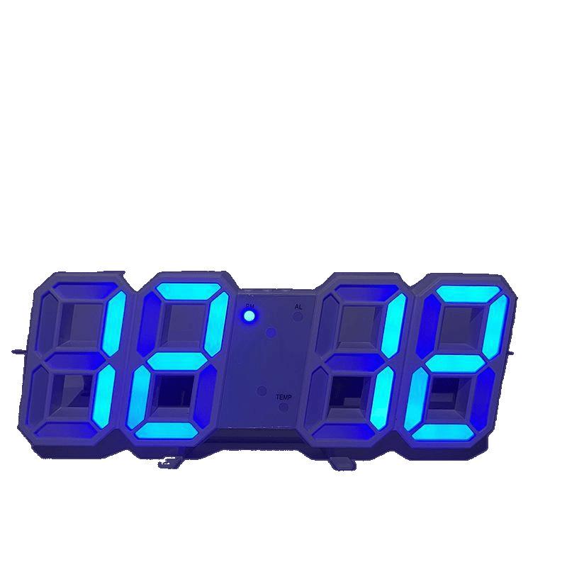 置時計 LED デジタル時計 スマート 夜光 USB充電式 置き時計 デスククロック シンプル