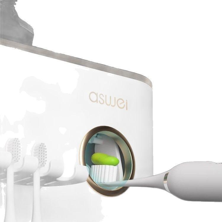 歯ブラシスタンド 歯ブラシホルダー コップ 電動歯ブラシ 歯磨きコップ 収納 壁掛け ラック ブラック ..